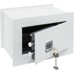 Arregui - Ideal 5 271310 Cassaforte a muro con serratura a chiave, Cassaforte da incaso a parete per abitazioni, Facile da usare, 20 x 30 x 20 cm, 7 l