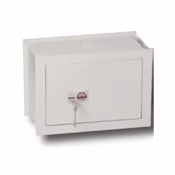 Cassafore a muro Basic Ideal Domus, Frontale in acciaio speciale monoblocco di 6 mm, corpo da 2 mm. Doppio catenaccio da 18 m ...