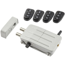 Arregui - Serratura di Sicurezza Invisibile per Porta con 4 Telecomandi, Serratura Elettronica per Porta, Serratura Wireless, Catenaccio Interno