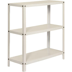 Scaffale in metallo Simon Rack con viti colore bianco 3 ripiani 900x800x300 mm Made in Spain