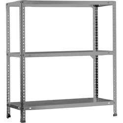 Simonrack - Scaffale in metallo Simon Rack con viti colore grigio 3 ripiani 1000x1000x500 mm Made in Spain