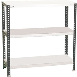 Simonrack - Scaffale in metallo Simon Rack con viti colore antracite/bianco 3 ripiani 900x900x300 mm Made in Spain