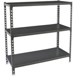 Scaffale in metallo Simon Rack senza viti colore antracite 3 ripiani 900x1200x500 mm Made in Spain