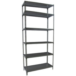 Simonrack - Scaffale in metallo Simon Rack senza viti colore antracite 6 ripiani 2500x1200x500 mm Made in Spain