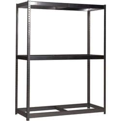 Scaffale in metallo Simon Rack senza viti colore antracite 3 ripiani 2000x1500x900 mm Made in Spain