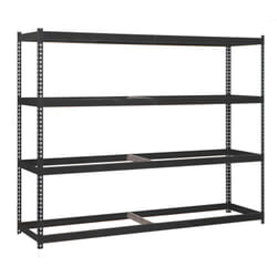 Scaffale in metallo Simon Rack senza viti colore antracite 4 ripiani 2000x1500x900 mm Made in Spain