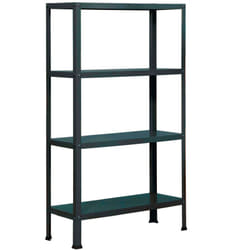 Scaffale in metallo Simon Rack con viti colore antracite 4 ripiani 1600x800x300 mm Made in Spain