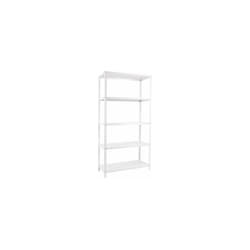 Kit di scaffalature in metallo bianco Comfort 5/400 Simon Rack