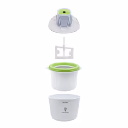 Sogo MHE-SS-10715 macchina per gelato Gelatiera con contenitore per gelatina 1,5 L 12 W Verde, Bianco