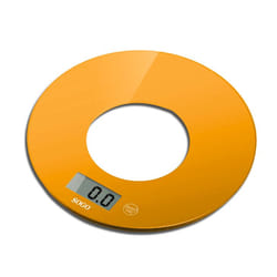 Sogo BAC-SS-3965-O bilancia da cucina Arancione Superficie piana Rotondo Bilancia da cucina elettronica
