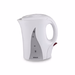 Sogo KET-SS-5740, 1 L, 1100 W, Bianco, Indicatore del livello dell'acqua, Arresto di sicurezza contro il surriscaldamento