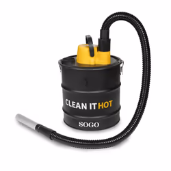 Sogo ASP-SS-16130 aspiracenere 1200 AW 20 L Nero, Giallo