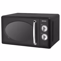 Sogo HOR-SS-890, Superficie piana, Solo microonde, 20 L, 700 W, Manopola, Nero