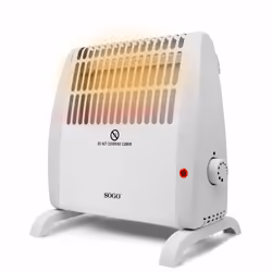 Sogo CAL-SS-18405 stufetta elettrica Interno Bianco 520 W Stufa elettrica a convezione