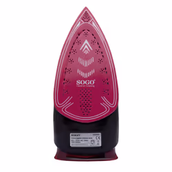 Sogo PLA-SS-6330-PU ferro da stiro Ferro da stiro a secco e a vapore Piastra in Ceramica 2800 W Nero, Rosa