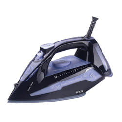 Sogo PLA-SS-6330-L ferro da stiro Ferro da stiro a secco e a vapore Piastra in Ceramica 2400 W Nero, Blu