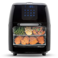 Sogo FRE-SS-10465 friggitrice Singolo 10 L Indipendente 1800 W Friggitrice ad aria calda Nero, Argento