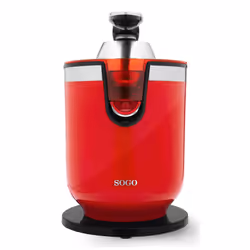 Sogo EXP-SS-5280, Centrifuga spremiagrumi, Rosso, 0,6 L, Acciaio inox, 300 W, 220 - 240 V