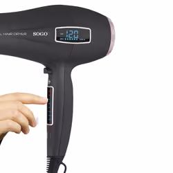 Sogo SEC-SS-3690 asciuga capelli 2200 W Nero