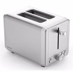 Sogo TOS-SS-5380, 2 fetta/e, Acciaio inox, Acciaio inox, Pulsanti, Manopola, 925 W, 220 - 240 V