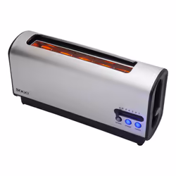 Sogo TOS-SS-5390 tostapane 7 2 fetta/e 900 W Nero, Acciaio inox