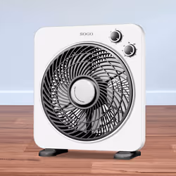 Sogo VEN-SS-21125 ventilatore Nero, Bianco