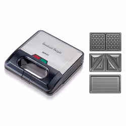 Sogo SAN-SS-1866 tostiera 750 W Nero, Acciaio inox