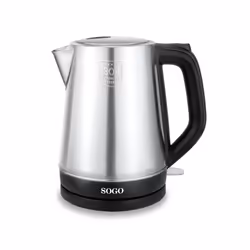 Sogo KET-SS-7725, 1,7 L, 2200 W, Nero, Acciaio inox, Acciaio inox, Indicatore del livello dell'acqua, Arresto di sicurezza co ...