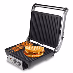 Sogo SAN-SS-7137 tostiera 2000 W Nero, Acciaio inox