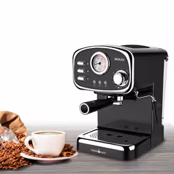 Sogo CAF-SS-5680, Macchina per espresso, 1,25 L, Caffè macinato, 1100 W, Nero