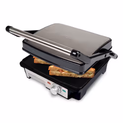 Sogo SAN-SS-7131 tostiera 2000 W Nero, Acciaio inox