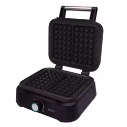 Sogo WAF-SS-7235 piastra per waffle 2 waffle 1500 W Nero, Acciaio inox