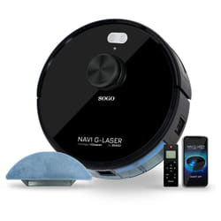 Sogo ASP-SS-16085 aspirapolvere robot 0,6 L Senza sacchetto Nero