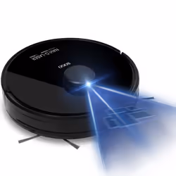 Sogo ASP-SS-16085 aspirapolvere robot 0,6 L Senza sacchetto Nero