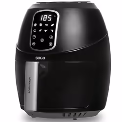 Sogo FRE-SS-10805 friggitrice Singolo 3,5 L Indipendente 1400 W Nero, Argento