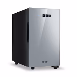 Sogo NEV-SS-21900, Cantinetta vino con compressore, Libera installazione, 8 bottiglia/bottiglie, Luce interna, Acciaio inox
