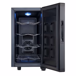 Sogo NEV-SS-21900 cantina vino Cantinetta vino con compressore Libera installazione Acciaio inox 8 bottiglia/bottiglie