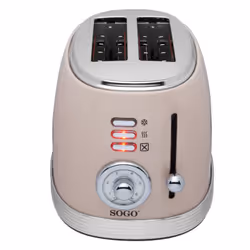 Sogo TOS-SS-5470 tostapane 6 2 fetta/e Beige