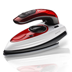 Sogo PLA-SS-6175 ferro da stiro Ferro da stiro a secco e a vapore Piastra in Ceramica 1100 W Nero, Rosso, Bianco