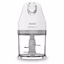 Sogo MAXCHOP 100, 0,5 L, Trasparente, Bianco, Acciaio inox, 100 W, 220 - 240 V, 50 - 60 Hz