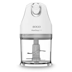 Sogo MAXCHOP 100 tritaverdure elettrico 0,5 L 100 W Trasparente, Bianco