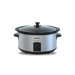 Sogo OLL-SS-10795 pentola a cottura lenta 5,5 L Nero, Acciaio inox