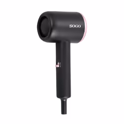 Sogo SEC-SS-3710 asciuga capelli 1000 W Nero, Rosa