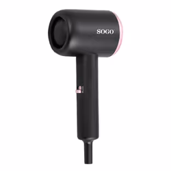 Sogo SEC-SS-3710 asciuga capelli 1000 W Nero, Rosa