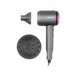 Sogo SEC-SS-3225 asciuga capelli 1800 W Argento