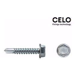 Scatola da 250 unità di punte esagonali zincate Ø6,3x38mm Le punte esagonali zincate Ø6,3x38mm sono ideali per forare materia ...