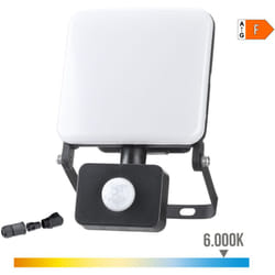 EDM - Faretto a led 50w 4100lm 6000k a luce fredda con sensore senza cornice