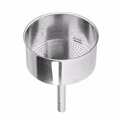Entonnoir caffettiera italieene 12 tazze . . . Peso : 0,0260 kg Materiale : Alluminio Indice di protezione IP : IP20 Certific ...