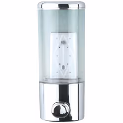 Distributore di sapone - cromato - plastica - 500 ml - (confezionato)