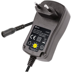 Alimentatore elettronico 12v.1500 mah 18w selettore regolabile da 3v a 12v